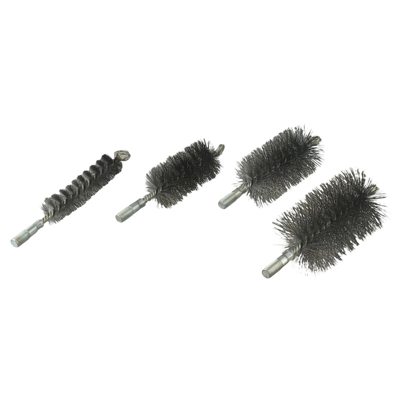 4pcs Chimney Brush Cleaning Brush Flexible Rods Steel Wire Fireplace Flue Pipe Rust Dryer Vent Cleaner 30/50/65/80mm