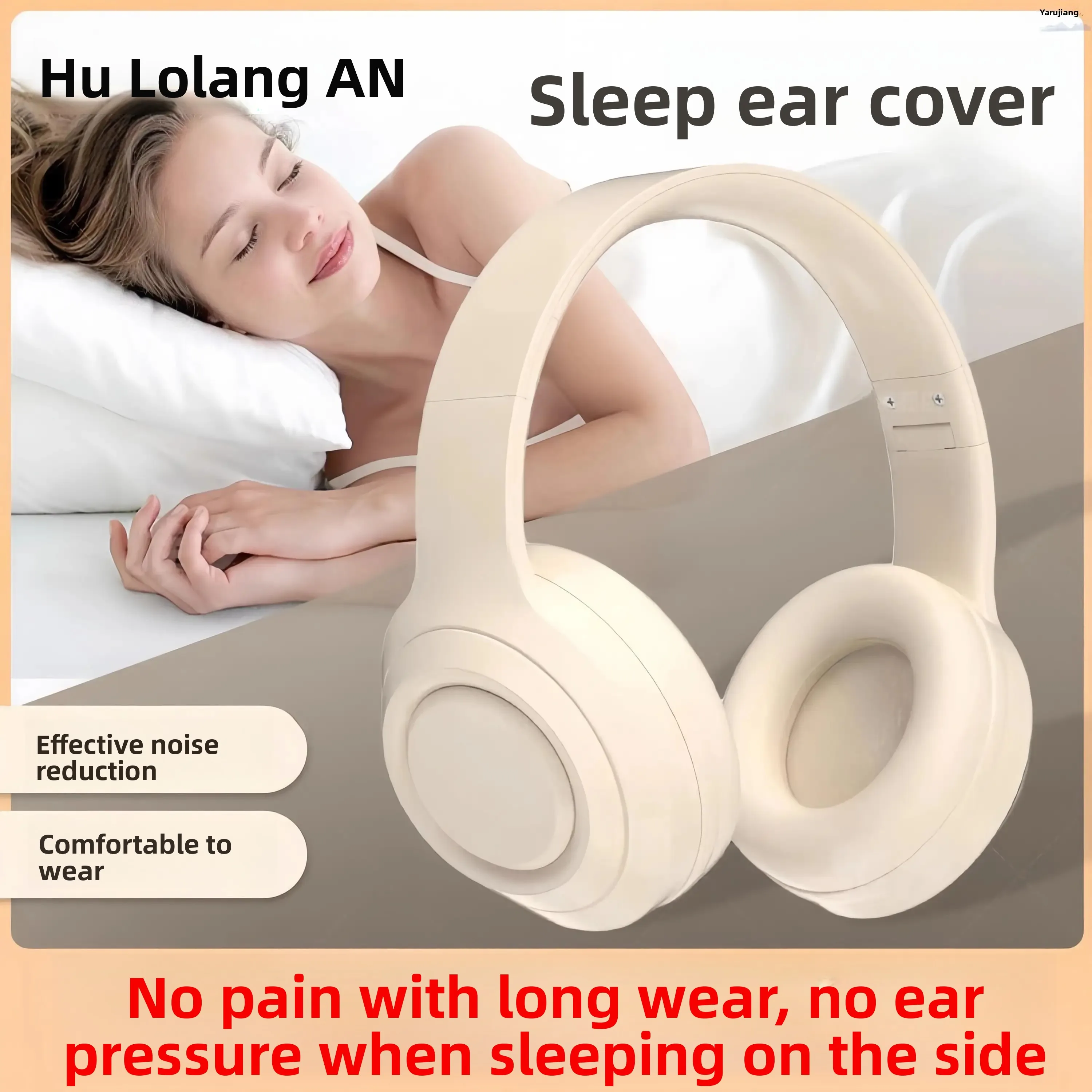 

Noise-Cancelling Sleep Earphones Superb Soundproofing Pillow Side Sleepers Anti-Neighbour Snoring Nighttime Noise Reduction T...