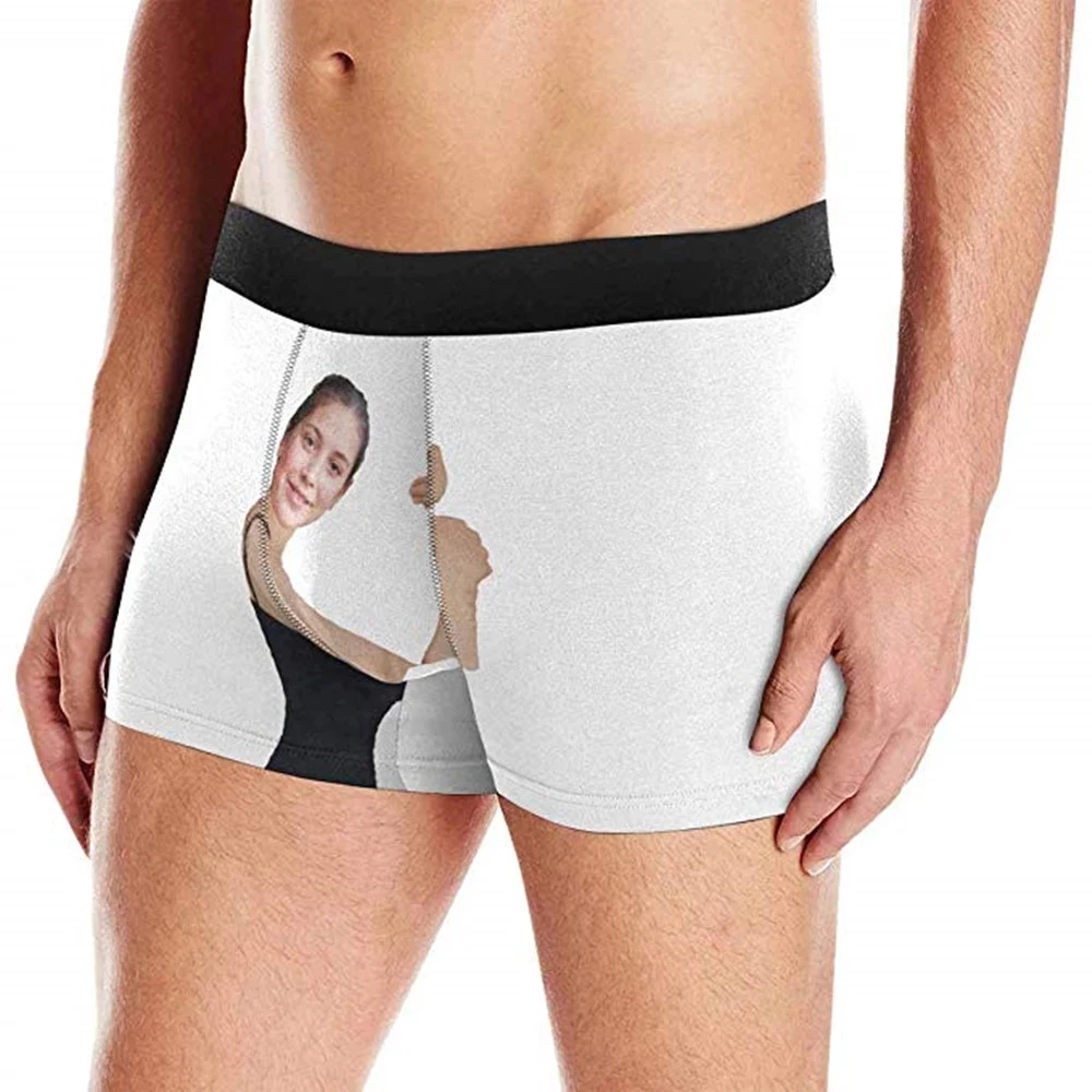 personalise full face Funny photo Men Boxer Briefs, custom boyfriend underwear, Customized valentine's day gift for husband