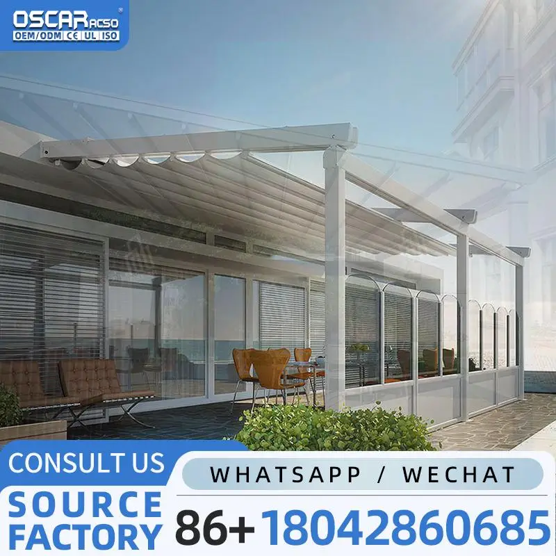 Adjustable Opening & Motorized Function Modern & Stylish Awnings & Canopies for Patio Garden Backyard European Manufacturers Pat