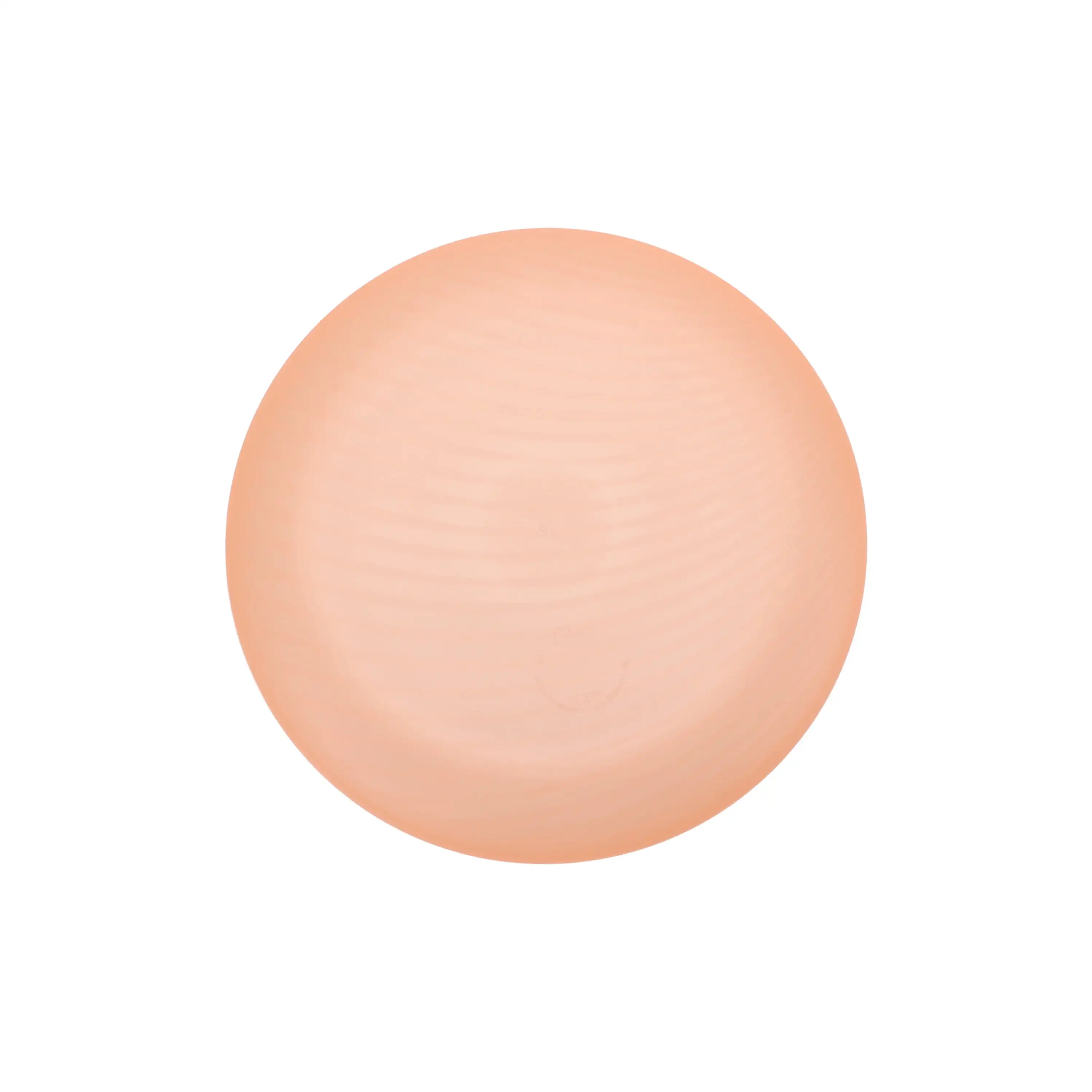 Pink Round Plastic Swirl Pattern Plate, 10.5 inch