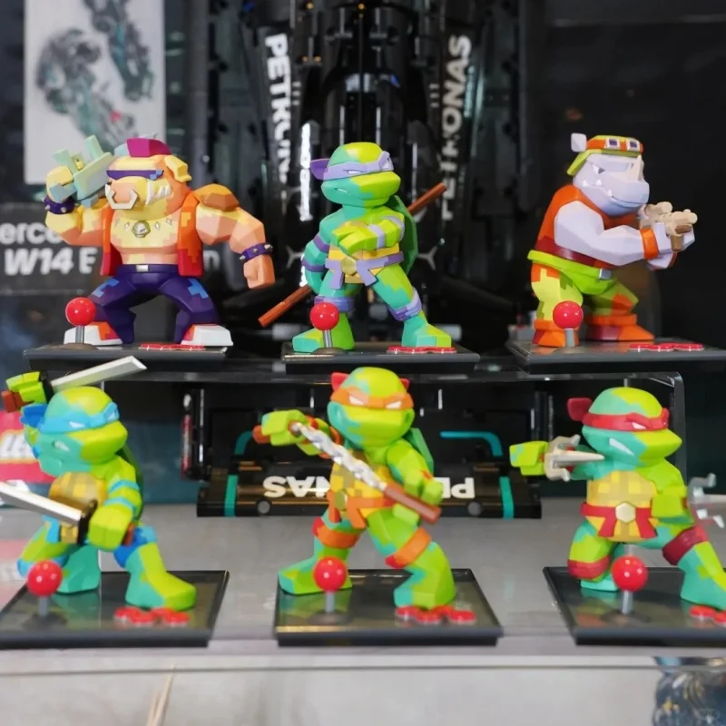 

In Stock New Mighty Jaxx Turtles Rrcrde Blind Box Ninja Turtles Anime Figure Tmnt Desktop Ornament Decoration Toys Birthday Gift