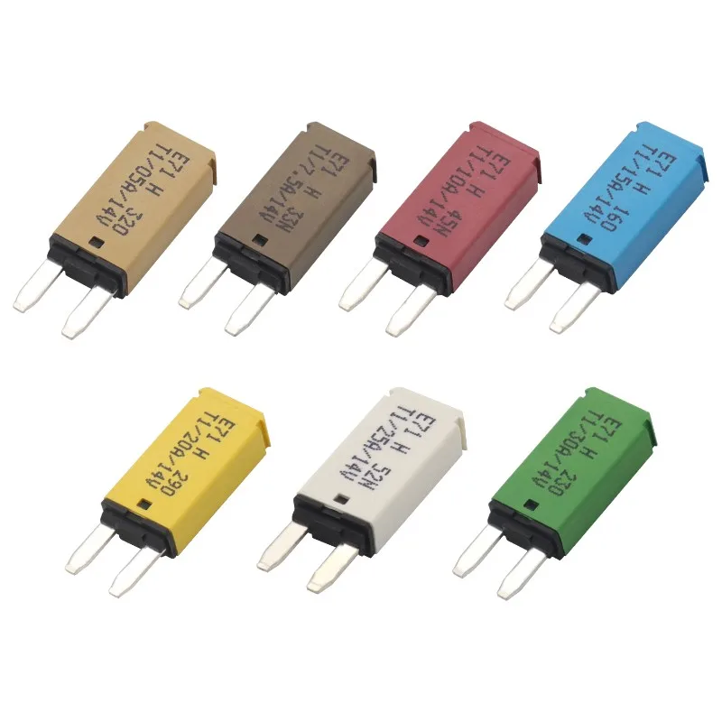 Automatic Reset E7 Fuse Holder 5A 7.5A 10A 15A 20A 25A 30A Fuse Set For Marine Boat RV Truck Vehicle