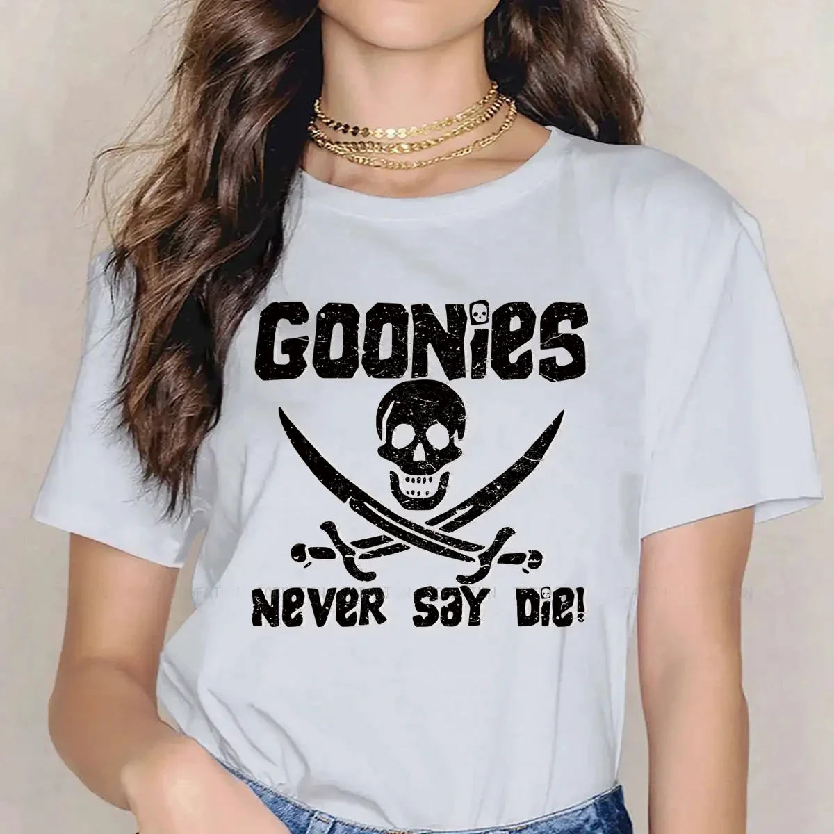 Goonies Round Collar TShirt Mouth Fabric Classic T Shirt Girl Clothes New Design Hot Sale 61556