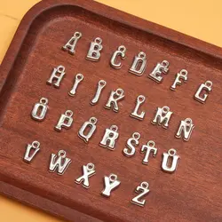 20Pcs Mixed Alphabet Letter Pendant For DIY Jewelry Making Keychain Necklace Pendants Handmade Accessories