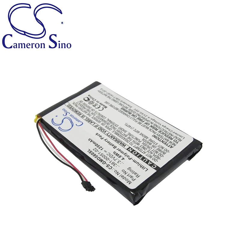 Аккумуляторная батарея CameronSino для Garmin дезель 560LMT дезель 560LT дезель 650LM SAT NAV nuvi 52LM 5 ''Подходит для 361-00051-02, Аккумулятор для GPS