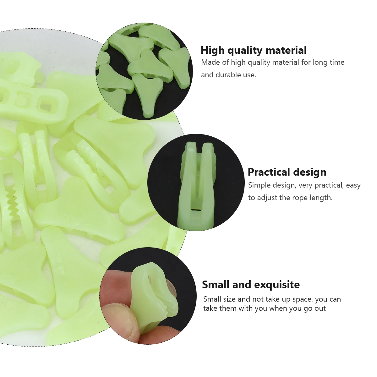 التخييم حبل مشبك لوازم التخييم حبل مشبك خيمة حبل مشبك مثلث حبل مشبك #3