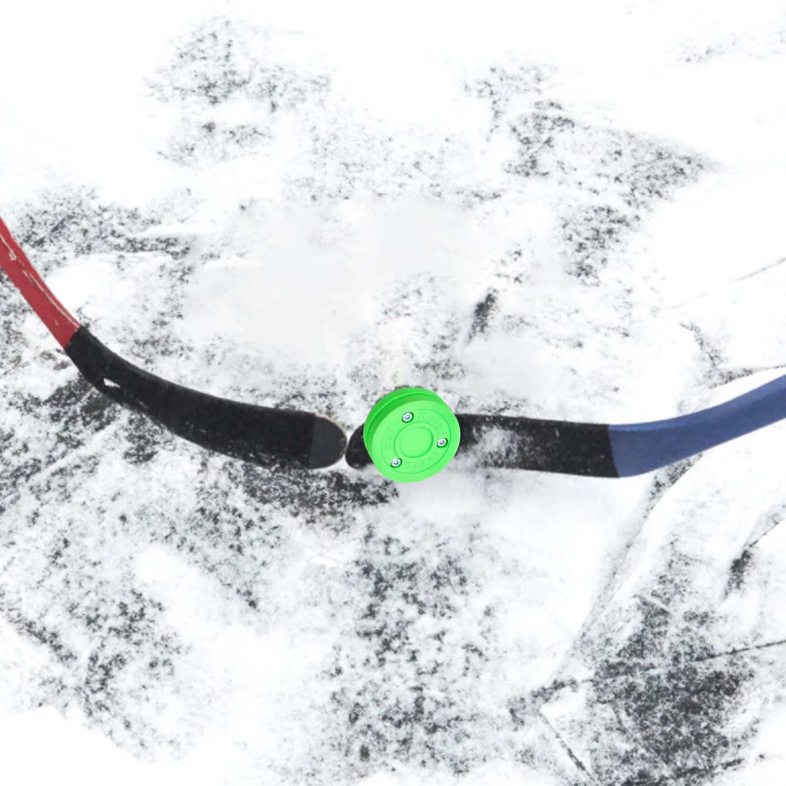 Disco da Hockey da allenamento disco da allenamento in plastica disco da Hockey su ghiaccio fornitura sportiva accessorio per palla da allenamento multifunzionale