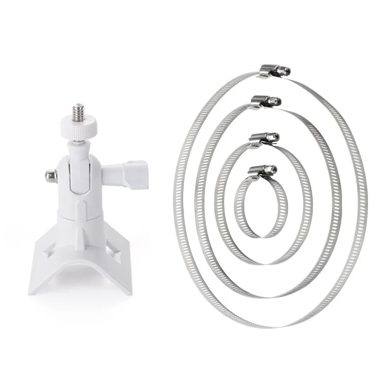 Camera Mount Pipe Mounting Bracket Adjustable Camera Mount Pole Mount 360° Rotation for Ring Stick Up/Spotlight Cam