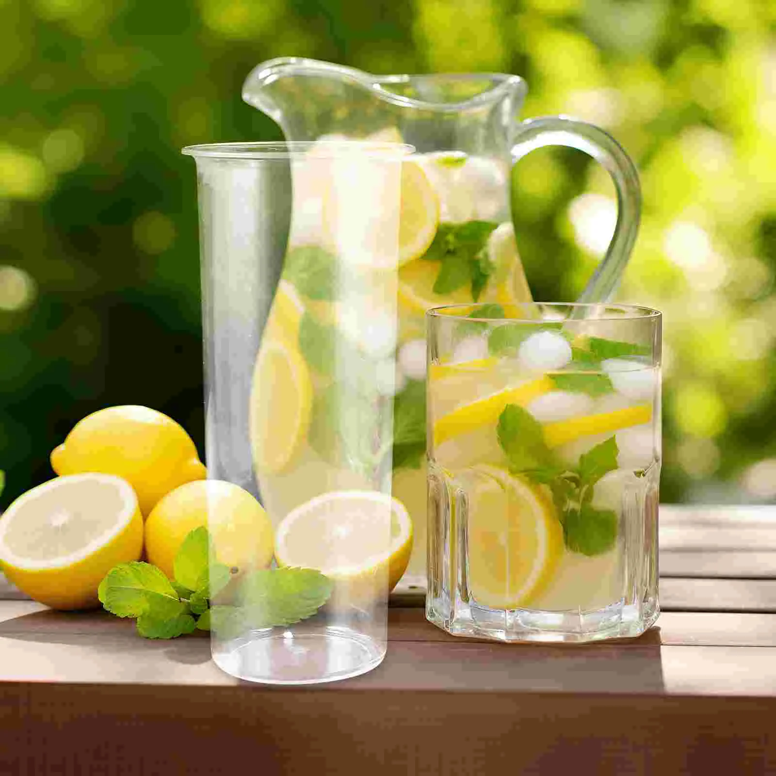 

2 Pcs Juice Can Cylinder Drinks Fruit Dispenser Infusers for Insert Acrylic Replacement Bucket