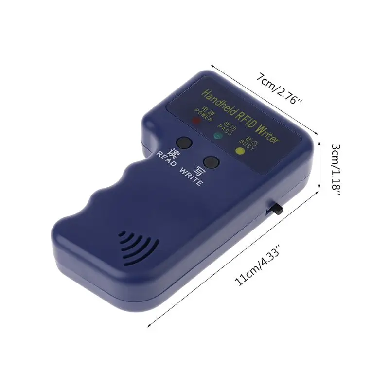 Handheld 125KHz RFID Reader Writer Duplicator เครื่องถ่ายเอกสารอัพเกรด Cloner Programmer 3 ชิ้น Rewritable การ์ด KXRE