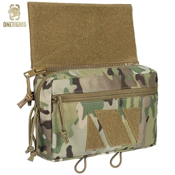 ONETIGRIS المشرف الحقيبة سترة المشرف قطرة الحقيبة التكتيكية IFAK الحقيبة ل لوحة الناقل الصدر تلاعب هوك وحلقة ميد إضافة على حقيبة أدوات