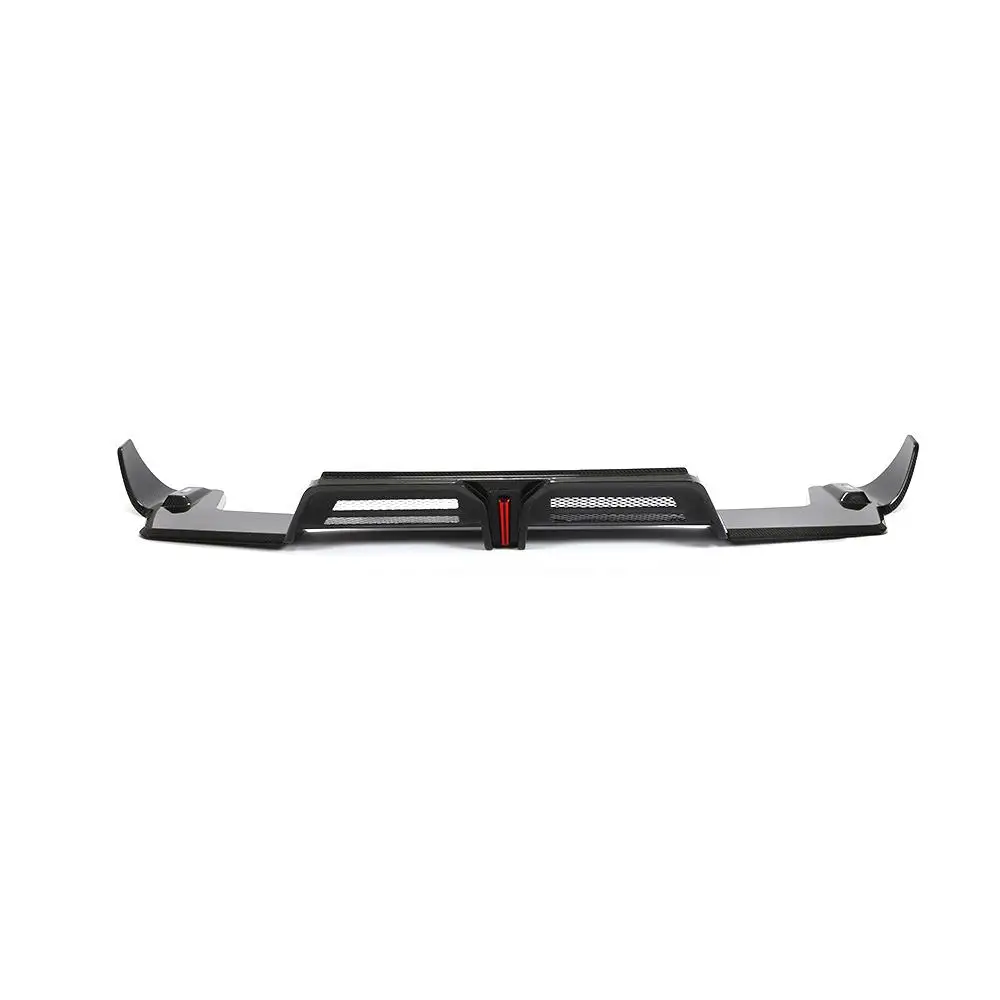 

2022-2024 for Porsche Macan CTS Sport Utility 4-Door Carbon Fiber Rear Bumper Diffuser Real Dry New Condition
