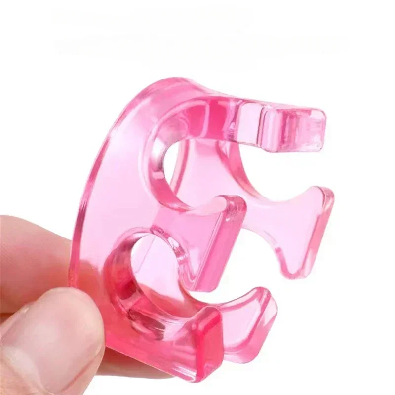 Weiche Silikon Maniküre Pediküre Nägel Finger Separator flexible Finger Toe Spacer Trennung Glätte isen Nagel Finger Splitter