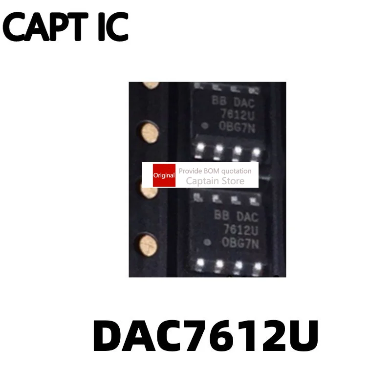 

5PCS DAC7612U DAC7612U/2K5 DAC7612 SOP8 Digital to Analog Converter Chip