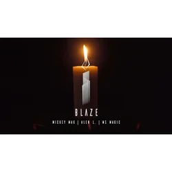 The Blaze (The Auto Candle) Pro Remote Control Fire Magician Stage Bar Illusion Gimmick Magic Tricks Props Accessories Mentalism