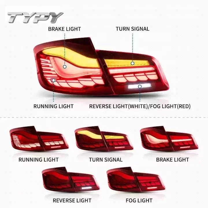 LED Taillight For  5 Series F10 F18 2011 2012 2013 2014 2015 2016 2017 Tail Light