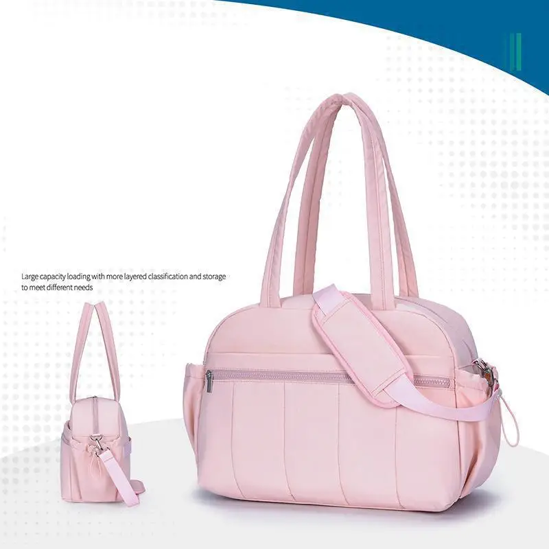 

Дорожная сумка большой вместимости, уличная дорожная сумка для сухой и влажной уборки, отдельная сумка на плечо, практичная многослойная сумка, модная женская спортивная сумка