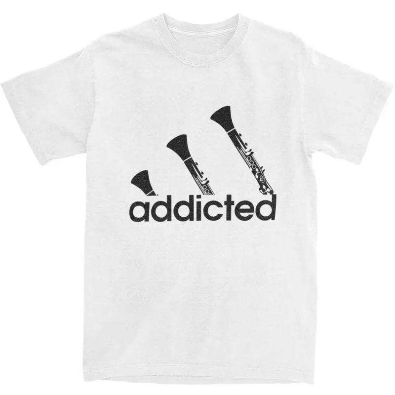 Clarinet Played Addicted for Men Women T Shirt Clarinet Music Fan Lover Merch Funny Tee Shirt T-Shirt Cotton Graphic Clothing