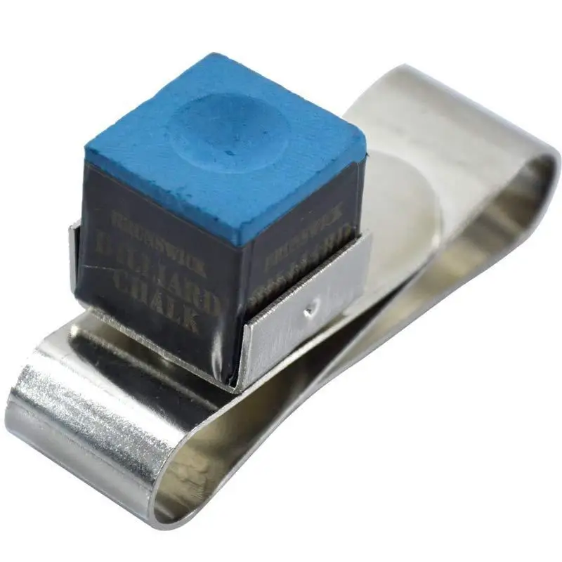 

Magnetic Snooker Chalk Holder with Stainless Steel Clip Easy Attachment