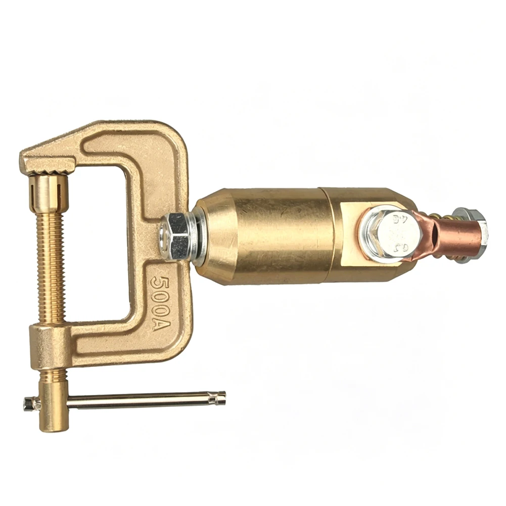 1000A Rotating Ground Clamp Adapter Kit Including 500A Earth Clamp for MIG TIG Plasma and Metal Cutting Equipment