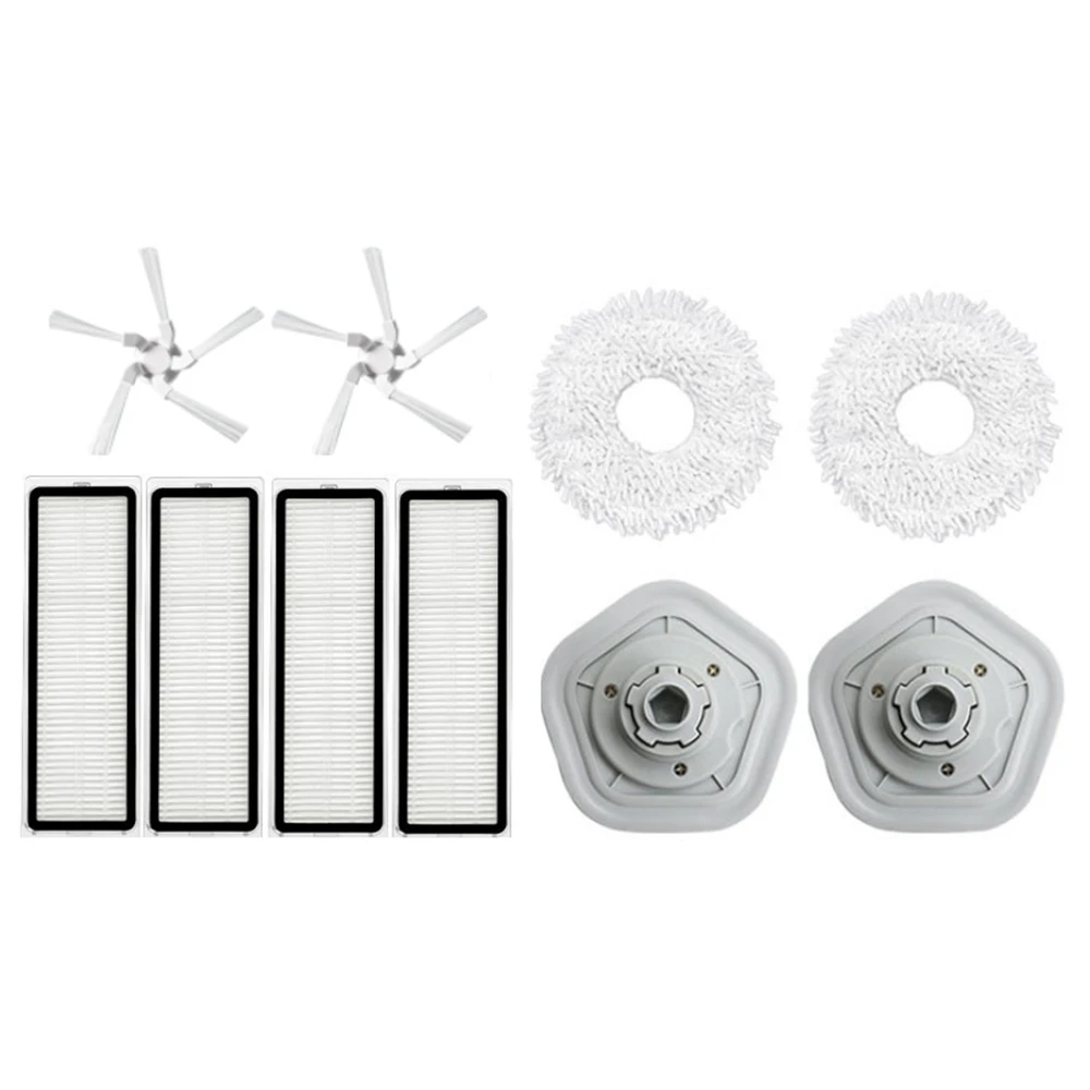 

10Pcs Replacement Parts Kit for Xiaomi Dreame W10/W10 Pro Robot Vacuum Cleaner Washable HEPA Filter Side Brush Mop Cloth