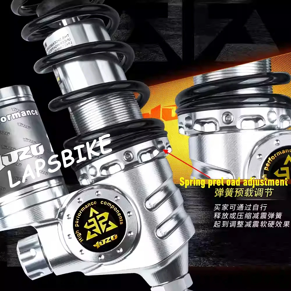 جديد YOZO 270 إلى 360 مللي متر E-سكوتر مانع الصدمات الخلفي لـ NIU Ninebot E80C/E100 MZ/NX ZEEHO AE/5 تعديل الصدمات الخلفية المزدوجة القابلة للتعديل #4