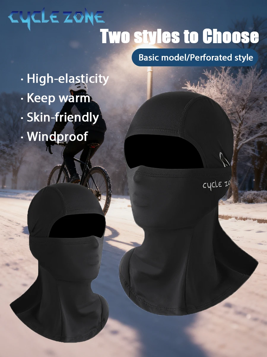 

Outdoor Cycling Balaclava Hat Winter Warm Full Face Mask with Glasses Hole Windproof Dustproof Scarf All Protection Equipm