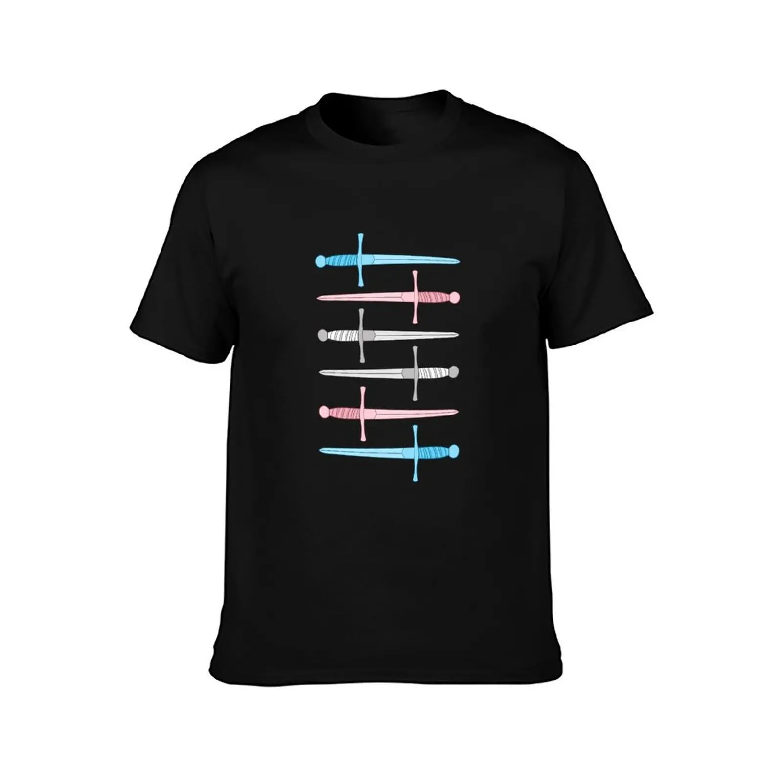 Be Gay Have Daggers - Trans T-Shirt Summer Casual Cotton Tee Oversized Streetwear Tops Vintage Graphic Print 100% Cotton