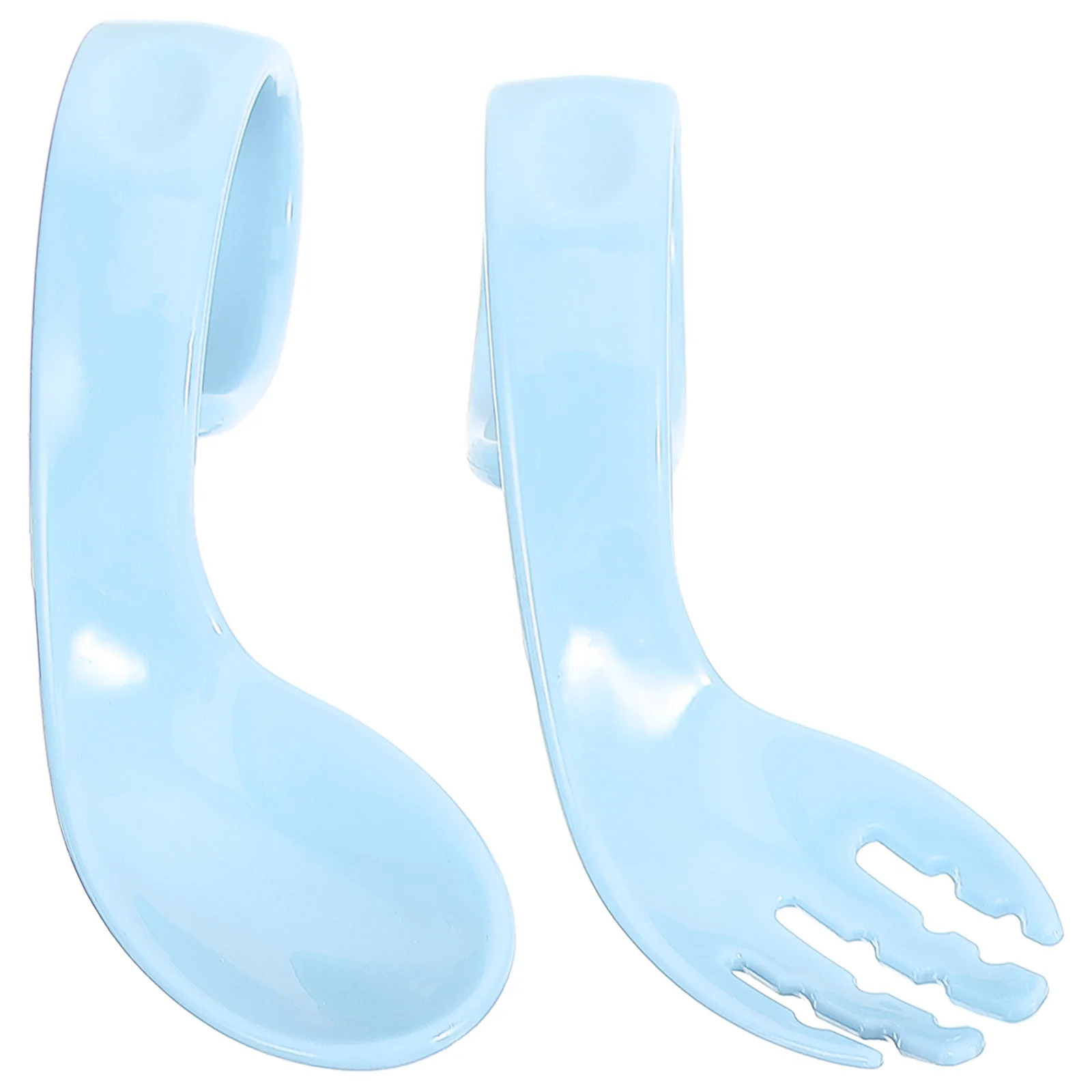 

1 комплект, вилка для кормления детей, набор ложек, безопасный полипропиленовый материал, посуда для детской столовой, тренировочная посуда, хлопья, чистые пищевые принадлежности