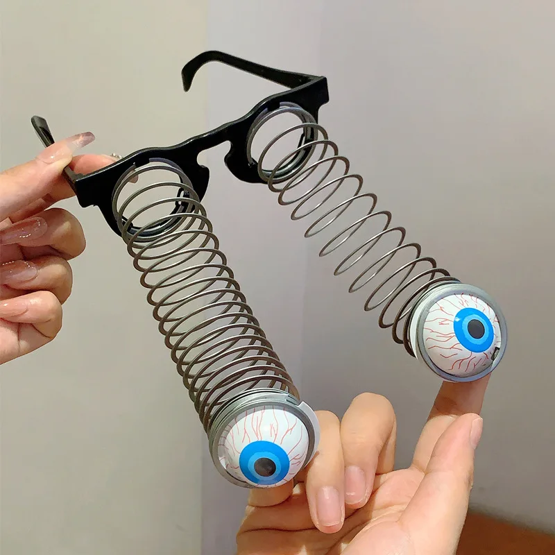 مخيف المنبثقة خارج عيون نظارات عيون متدلية نظارات الربيع حفلة تنكرية هالوين زي مضحك لعبة المزحة نظارات صور الدعائم #3