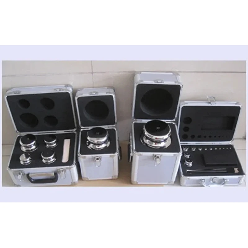 Class F Kg-Kg L Balance Scale Standard Set Stainless Steel Calibration Weights Loratory