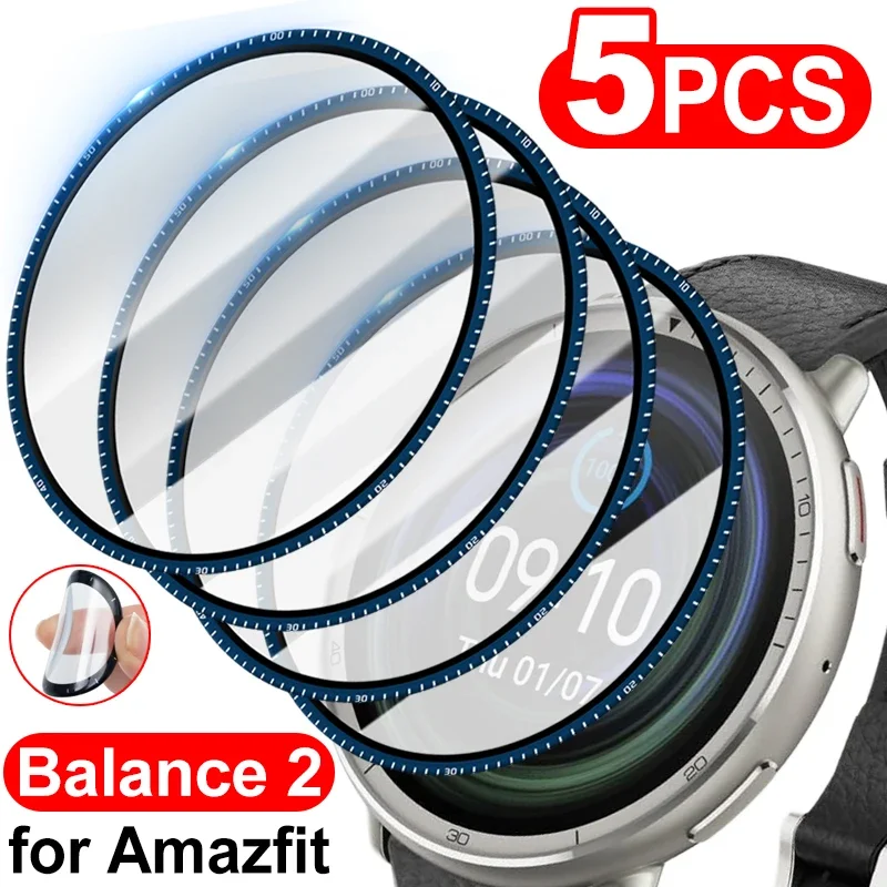 1-5PCS Protective Film For Amazfit Balance 2 Ultra-HD Screen