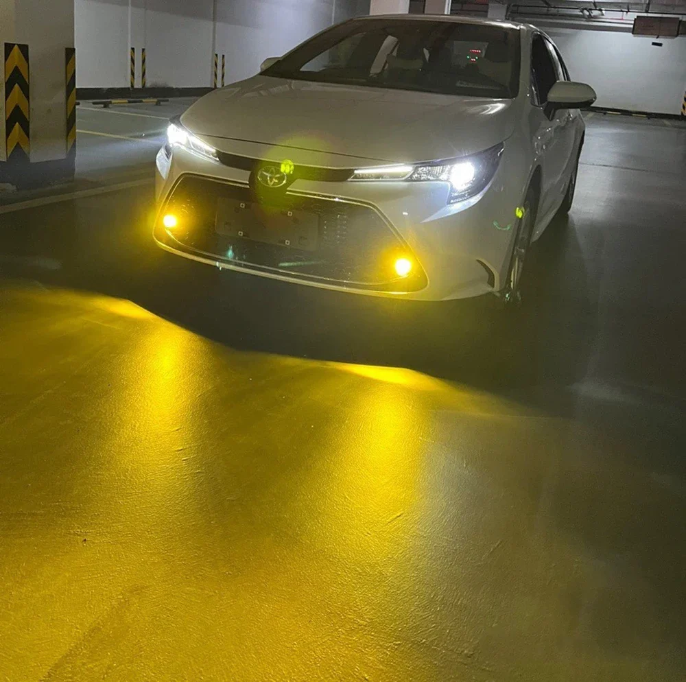 White / Yellow Led Fog Lights Lamp DRL for Toyota Camry HEV 2024 2025 with Lens & Ip67 Waterproof & Plug and Play LEFT and RIGHT detail image 16