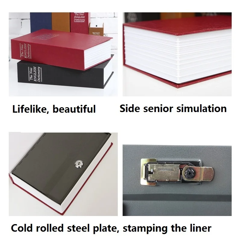 18cm * 11.5cm * 5.5cm casseforti per libri cassetta di sicurezza creativa Password aperta banca di risparmio di simulazione