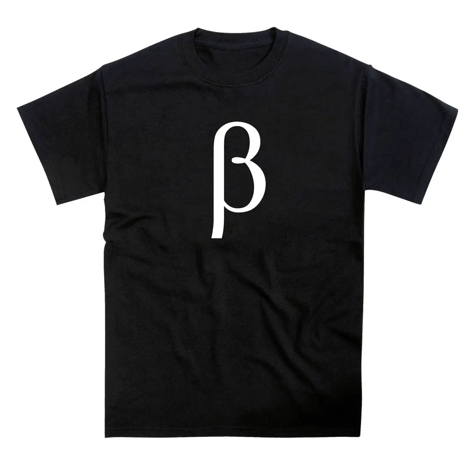 Beta Symbol Programming T Shirt vintage Washed Breathable fashion Stretched Unisex Top For Everyday Wear Stylish Comfortable