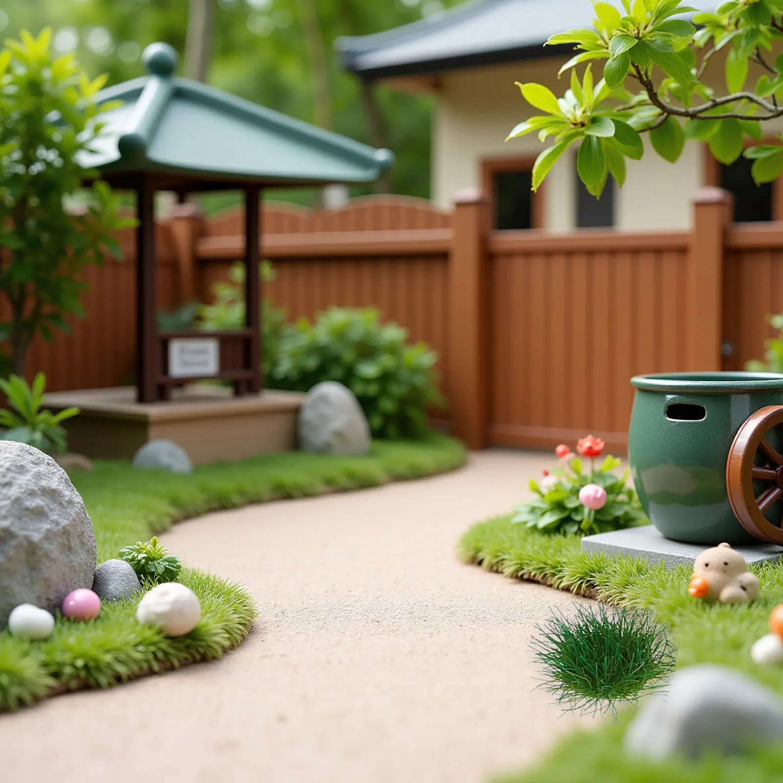 

Набор из 4 пучков статичной искусственной травы: реалистичная зеленая трава для миниатюрных железных дорог, диорам, пейзажей и песочных столов