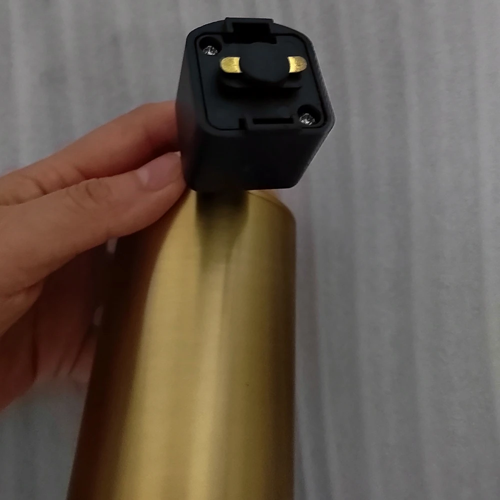 Track Lamp GU10 Holder Adjustable Ceiling Lampshade 2-Wire Rail System Spotlight For Clothing Shop Living Room Home(No Bulb)