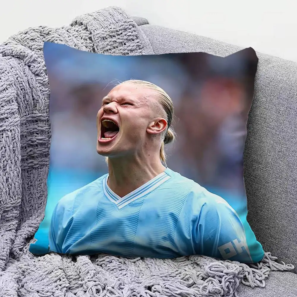 Erling Haaland   Pillow Covers, Home Sofa Cushion Covers and Aecorative Custom