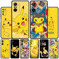 Silicone Shockproof Phone Case for Xiaomi Redmi Note 11 Pro 10S 11S 8T 9 7 9S 11T 10 Lite 8 Pokemon Pikachu Cover Funda