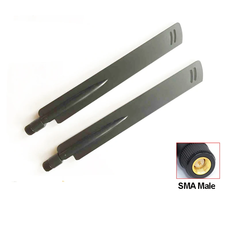 2PCS 433MHz Lora Antenna 315MHz Folding Strong Signal Wide Radiation Range RF Transmitter and Receiver Module SMA Male Connector