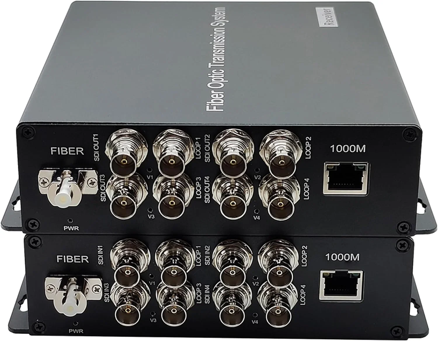 3G HD SDI Video Ethernet عبر محولات الوسائط الألياف الضوئية 20Km 3G SDI إلى محول وسائط الألياف