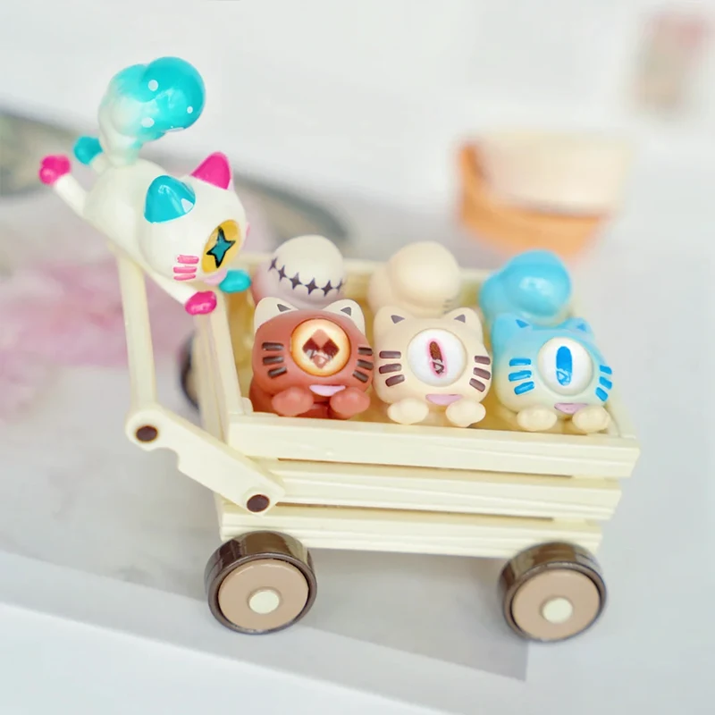 الأصلي داوني المزحة بارك سلسلة صندوق أعمى صغير العصرية لطيف دمية المرآب عدة سطح المكتب حلية جمع لعبة فتاة هدية عيد ميلاد