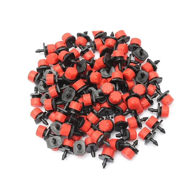 THIVN-500PCS Garden Eight-Hole Adjustable Flow Drippers, Drip Irrigation Sprinkler Head