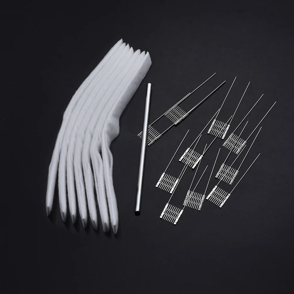 1/2/5Set DIY Rebuild Kit Xros 0.6/0.8ohm 1.0/1.2ohm Mesh Coil Resistance Wire Replacement Accessories Tool
