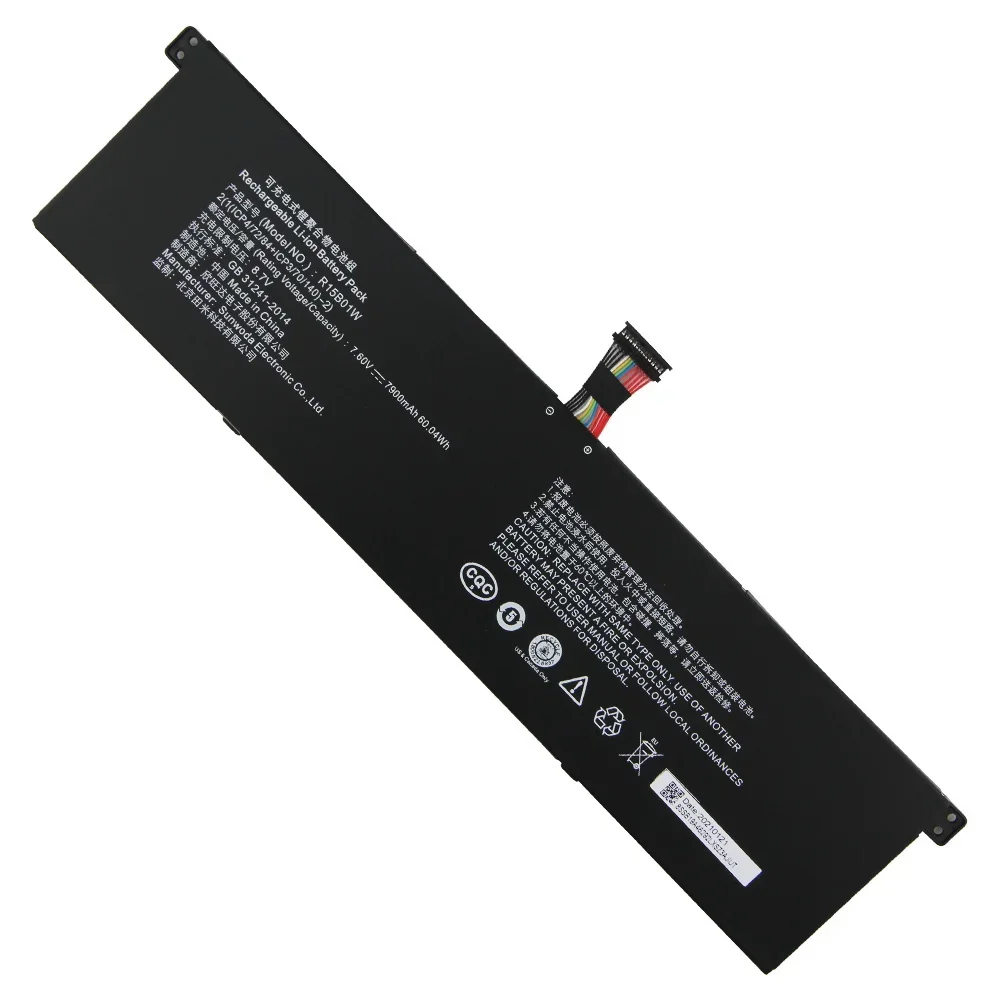 بطارية بديلة جديدة R15B01W لهاتف Xiaomi Pro i5 TM1707 TM1701 171501 -AQ بطارية قابلة للشحن من سلسلة 15.6 بوصة