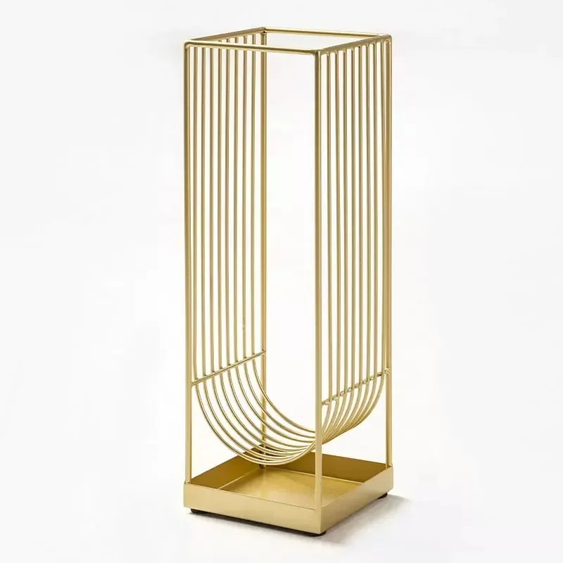 Light Luxury Bracket Door Storage Bucket Hotel Lobby Office Bucket Home Shelf Minimalism