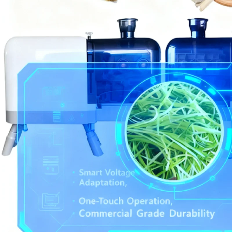 

Машина для измельчения лука для сельдерея, огурца, имбиря, измельченных перца, быстрый нож для измельчения овощей, расстояние 1,8 мм/2,2 мм/3 мм