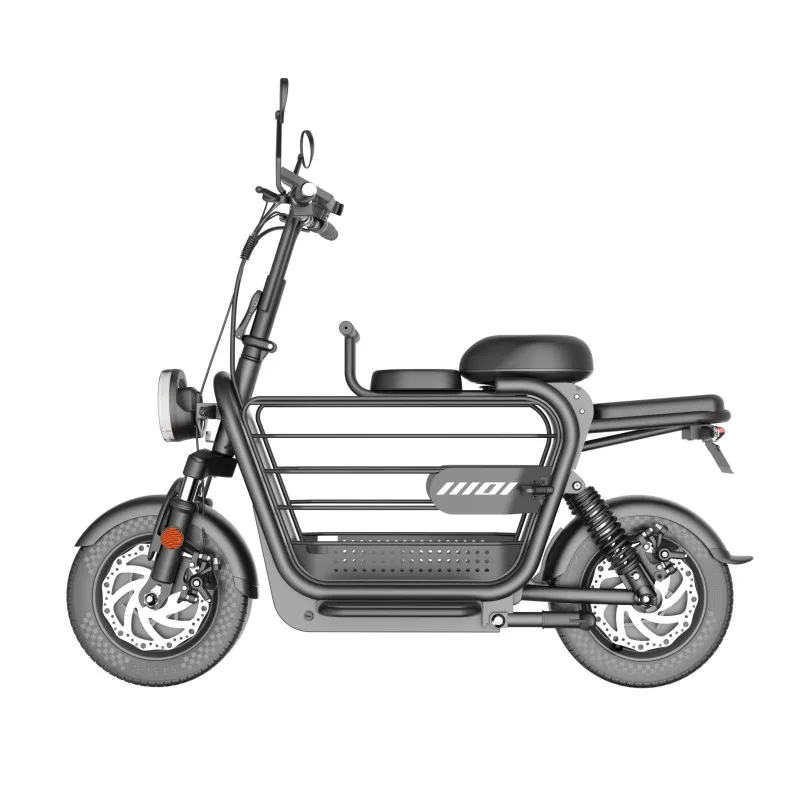 Factory  48v1000w20ah Dual Motor Pet Dog Cat Carrier 3 Seater Cargo Electric Scooter Electric Bike Basket