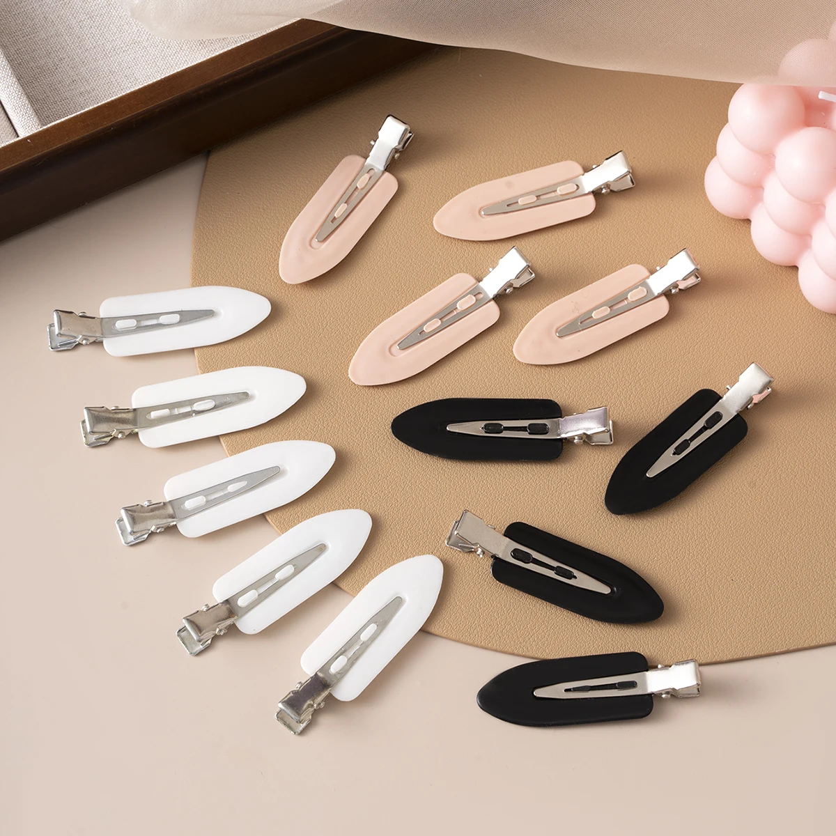 10pcs/set Side Bangs Hairpins Barrette Makeup Washing Face No Bend Seamless Hair Clips Hair Accessories Women Styling Hairgrip